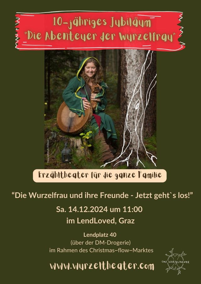 Flyer 10 Jahre Wurzelfrau