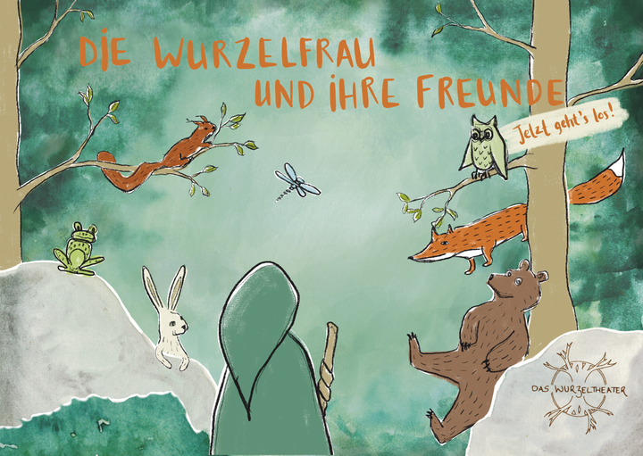 Die Wurzelfrau und ihre Freunde (Vorderseite)